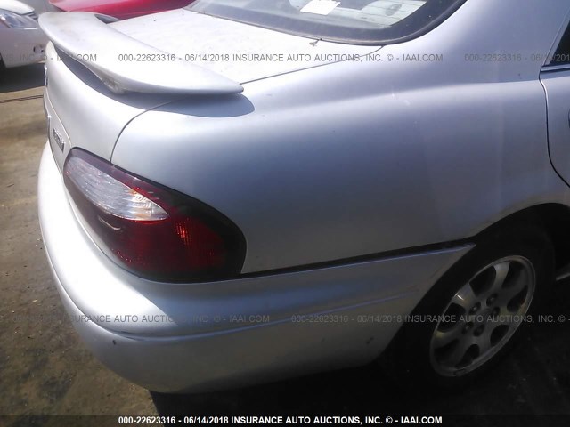 1YVGF22C5Y5132020 - 2000 MAZDA 626 ES/LX SILVER photo 6