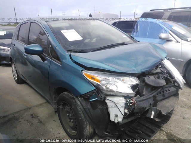 3N1CE2CP3GL373360 - 2016 NISSAN VERSA NOTE S/S PLUS/SV/SL/SR TURQUOISE photo 1