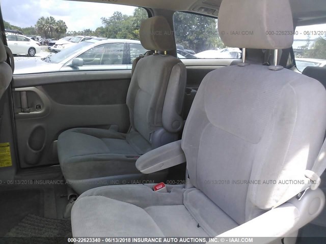 5TDZA23C54S179712 - 2004 TOYOTA SIENNA CE/LE GOLD photo 8