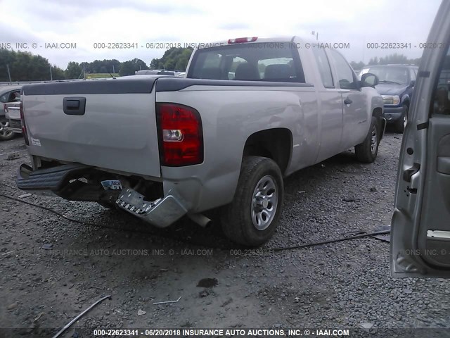 1GCEC19X37Z606126 - 2007 CHEVROLET SILVERADO C1500 CLASSIC Pewter photo 4