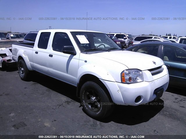 1N6ED29X74C444290 - 2004 NISSAN FRONTIER CREW CAB XE V6 WHITE photo 1