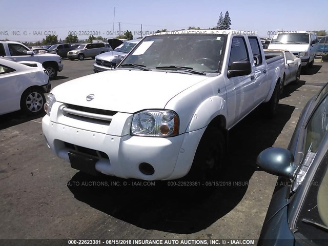 1N6ED29X74C444290 - 2004 NISSAN FRONTIER CREW CAB XE V6 WHITE photo 2