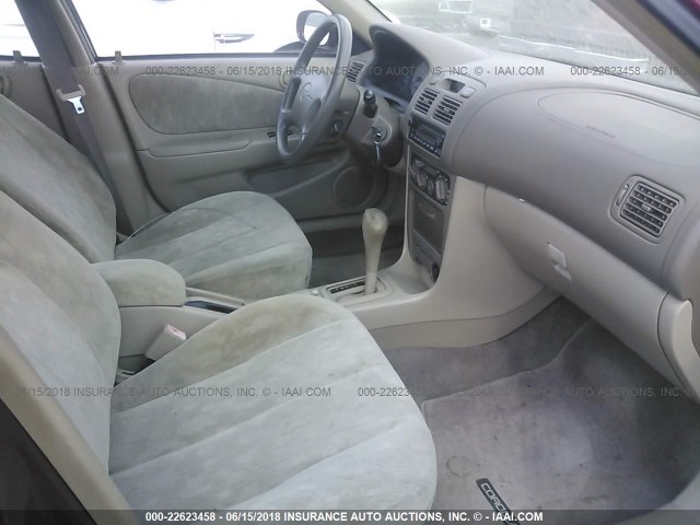 2T1BR12E1YC367312 - 2000 TOYOTA COROLLA VE/CE/LE 勃艮第红 照片 5