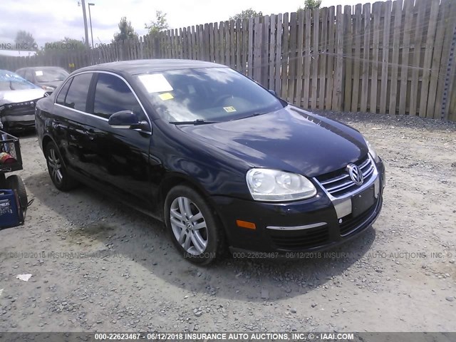 3VWEF71KX7M153499 - 2007 VOLKSWAGEN JETTA WOLFSBURG 黑色 照片 1