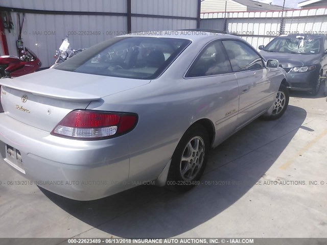 2T1CF22P3XC154882 - 1999 TOYOTA CAMRY SOLARA SE/SLE ვერცხლისფერი ფოტო 4