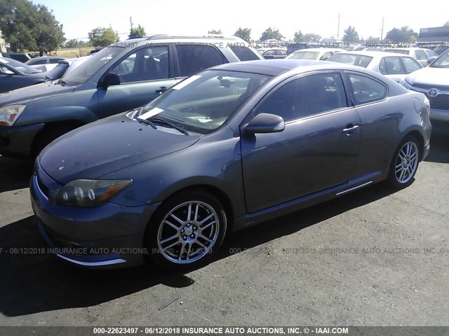 JTKDE167580273534 - 2008 TOYOTA SCION TC 灰色 照片 2