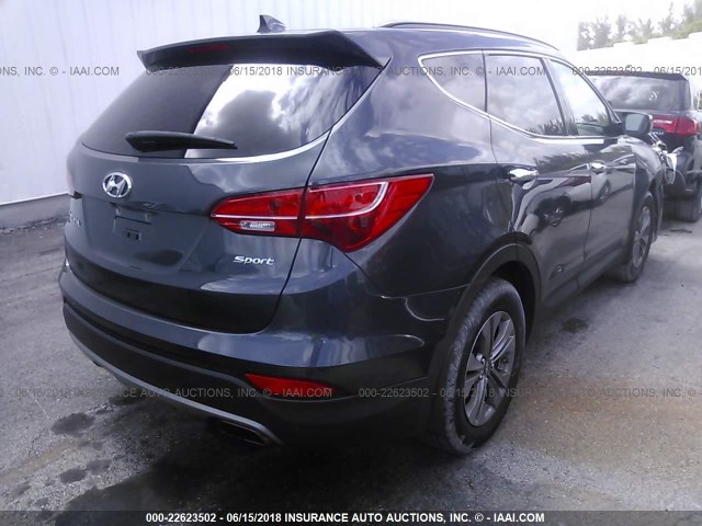 5XYZU3LB1GG366211 - 2016 HYUNDAI SANTA FE SPORT  GRAY photo 4