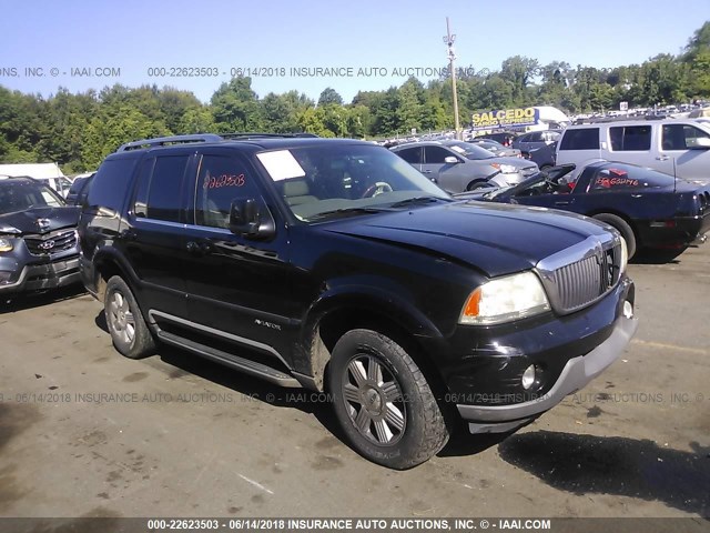 5LMEU88HX4ZJ08008 - 2004 LINCOLN AVIATOR BLACK photo 1