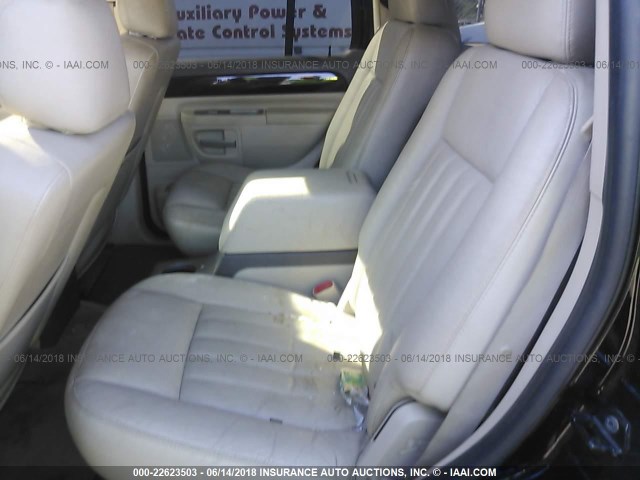 5LMEU88HX4ZJ08008 - 2004 LINCOLN AVIATOR BLACK photo 8