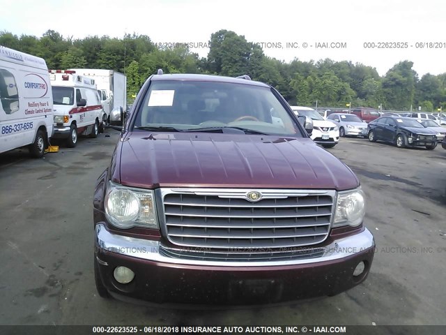 1A8HW58NX8F110831 - 2008 CHRYSLER ASPEN LIMITED BURGUNDY photo 6