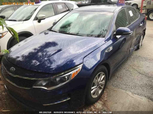 5XXGT4L3XJG191512 - 2018 KIA OPTIMA LX/S BLUE photo 14