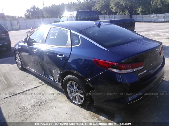 5XXGT4L3XJG191512 - 2018 KIA OPTIMA LX/S BLUE photo 6