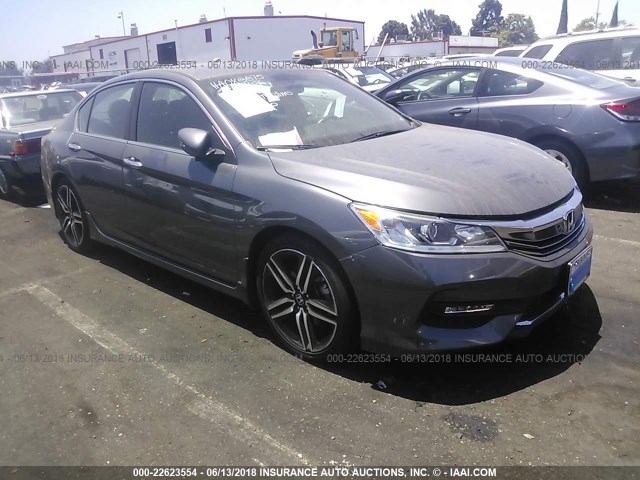 1HGCR2F59HA086675 - 2017 HONDA ACCORD SPORT 灰色 照片 1