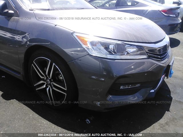 1HGCR2F59HA086675 - 2017 HONDA ACCORD SPORT 灰色 照片 6