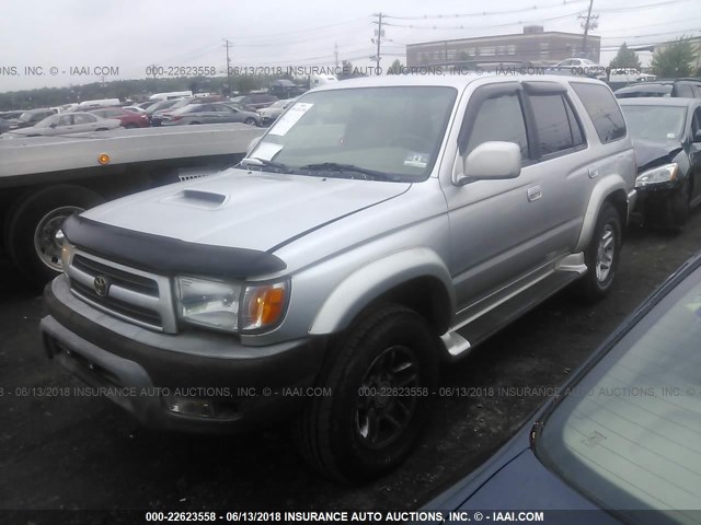 JT3HN86RXY0320483 - 2000 TOYOTA 4RUNNER SR5 SILVER photo 2