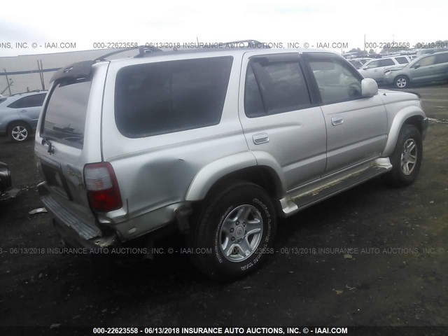 JT3HN86RXY0320483 - 2000 TOYOTA 4RUNNER SR5 SILVER photo 4