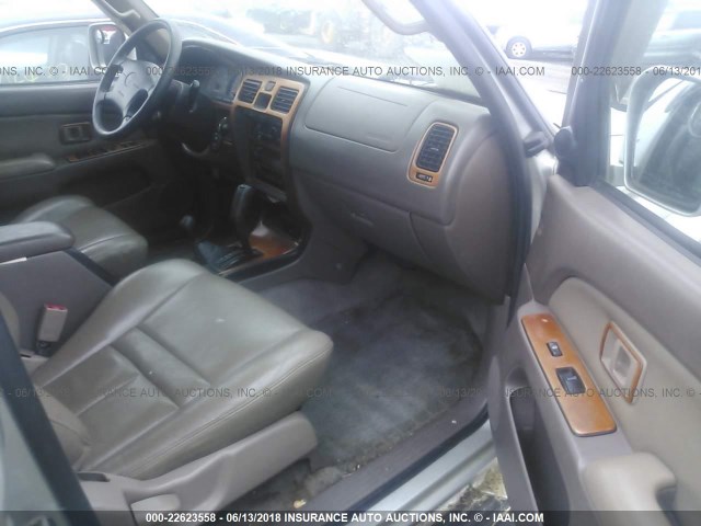 JT3HN86RXY0320483 - 2000 TOYOTA 4RUNNER SR5 SILVER photo 5