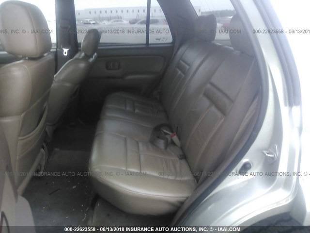 JT3HN86RXY0320483 - 2000 TOYOTA 4RUNNER SR5 SILVER photo 8