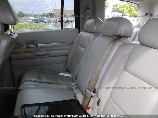 1A8HW58258F138185 - 2008 CHRYSLER ASPEN LIMITED BLACK photo 8