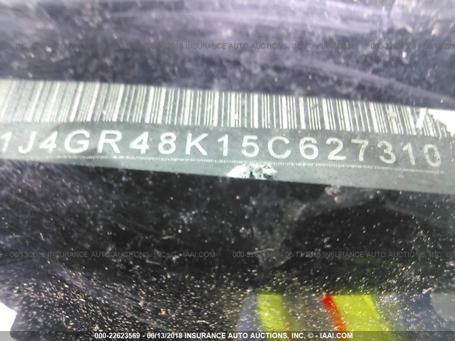 1J4GR48K15C627310 - 2005 JEEP GRAND CHEROKEE LAREDO/COLUMBIA/FREEDOM 浅蓝色 照片 9