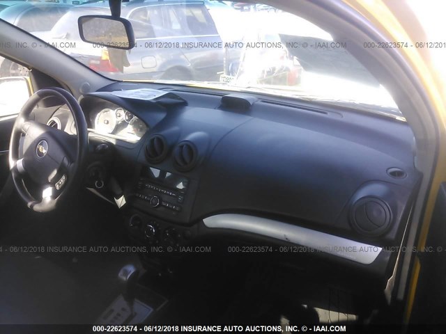 KL1TD5DEXAB115240 - 2010 CHEVROLET AVEO LS/LT 黄色 照片 5