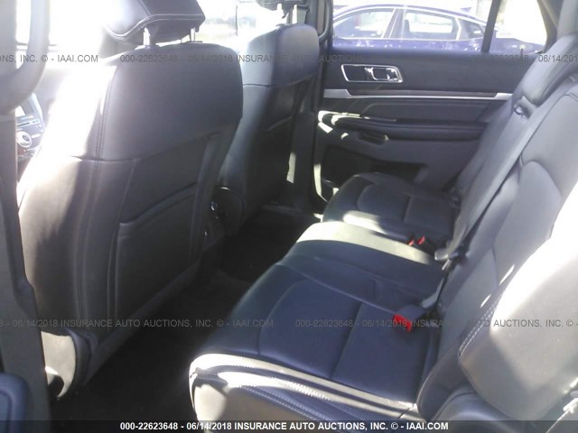 1FM5K7F82JGA05467 - 2018 FORD EXPLORER LIMITED Silber Foto 8