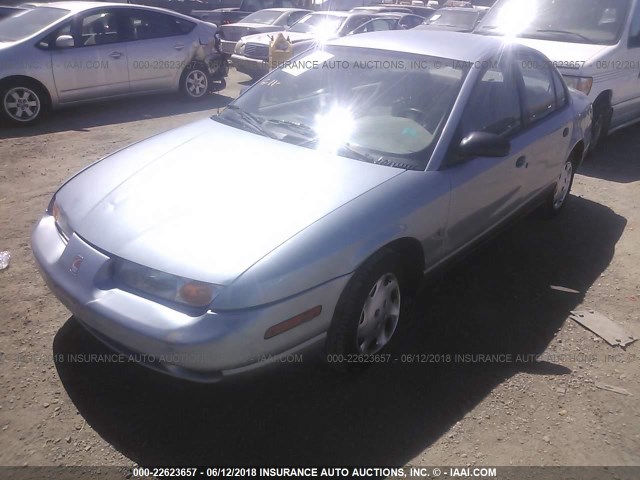 1G8ZH548X2Z302689 - 2002 SATURN SL1 SILVER photo 2