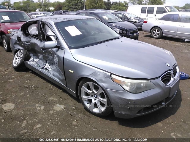WBANB33544B113675 - 2004 BMW 545 I SILVER photo 1