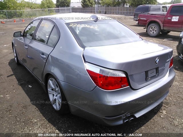 WBANB33544B113675 - 2004 BMW 545 I SILVER photo 3