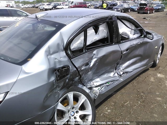 WBANB33544B113675 - 2004 BMW 545 I SILVER photo 6