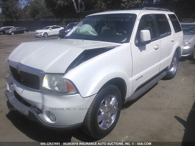 5LMEU68H23ZJ16686 - 2003 LINCOLN AVIATOR 奶油色 照片 2