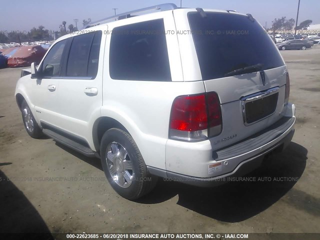 5LMEU68H23ZJ16686 - 2003 LINCOLN AVIATOR 奶油色 照片 3