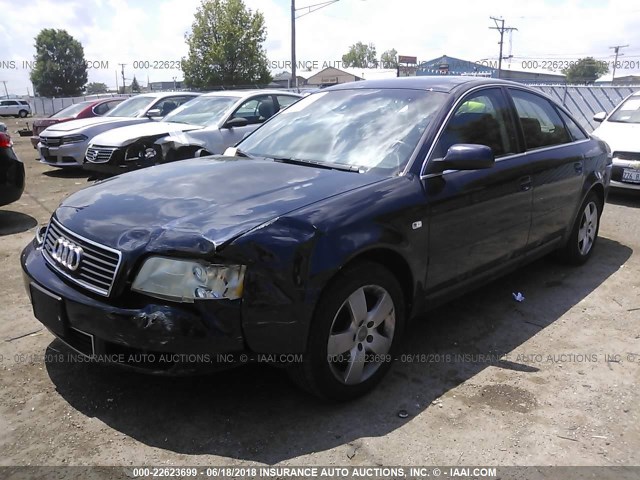 WAULT64B64N068506 - 2004 AUDI A6 3.0 QUATTRO Navy photo 2