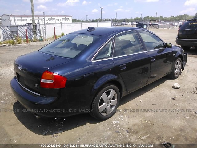 WAULT64B64N068506 - 2004 AUDI A6 3.0 QUATTRO Navy photo 4