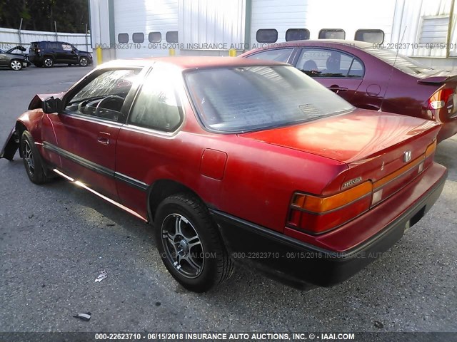 JHMBA4127JC072194 - 1988 HONDA PRELUDE 2.0S RED photo 3