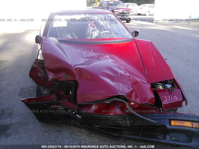 JHMBA4127JC072194 - 1988 HONDA PRELUDE 2.0S RED photo 6