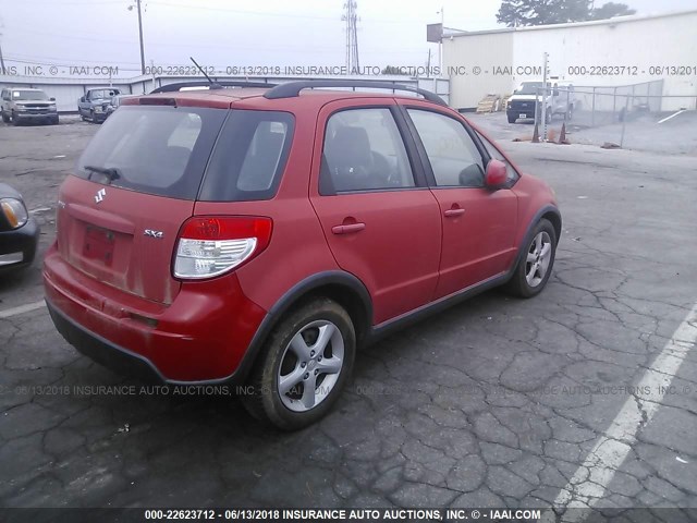 JS2YA413285104042 - 2008 SUZUKI SX4 CONVENIENCE RED photo 4