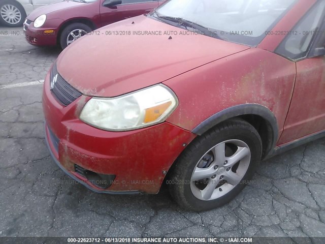 JS2YA413285104042 - 2008 SUZUKI SX4 CONVENIENCE RED photo 6