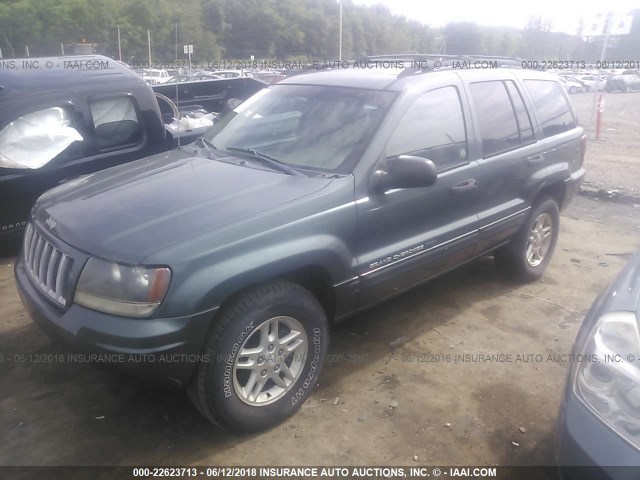 1J4GX48S14C232063 - 2004 JEEP GRAND CHEROKEE LAREDO/COLUMBIA/FREEDOM 绿色 照片 2