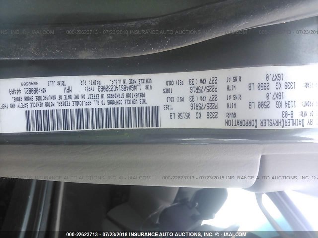 1J4GX48S14C232063 - 2004 JEEP GRAND CHEROKEE LAREDO/COLUMBIA/FREEDOM 绿色 照片 9