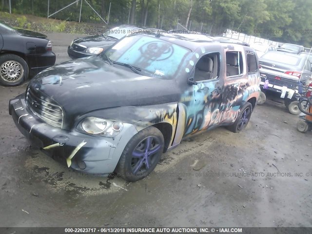 3GNCA33D48S717121 - 2008 CHEVROLET HHR LS მუქი ლურჯი ფოტო 2