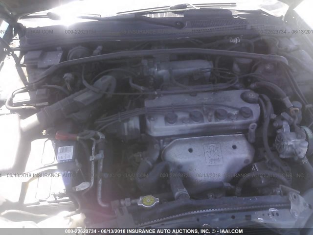 19UYA1248VL005623 - 1997 ACURA 2.2CL Կանաչ լուսանկար 10