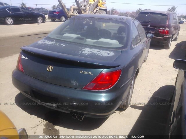 19UYA1248VL005623 - 1997 ACURA 2.2CL Կանաչ լուսանկար 4