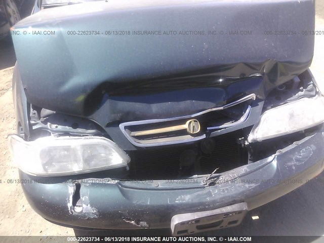 19UYA1248VL005623 - 1997 ACURA 2.2CL Կանաչ լուսանկար 6