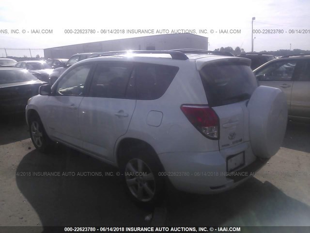 JTMZD34V165021583 - 2006 TOYOTA RAV4 LIMITED WHITE photo 3