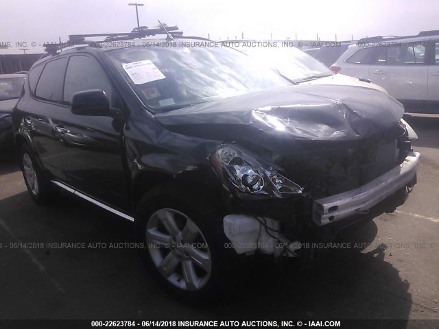 JN8AZ08W77W662379 - 2007 NISSAN MURANO SL/SE/S BLACK photo 1