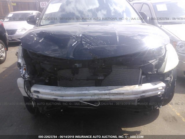 JN8AZ08W77W662379 - 2007 NISSAN MURANO SL/SE/S BLACK photo 6