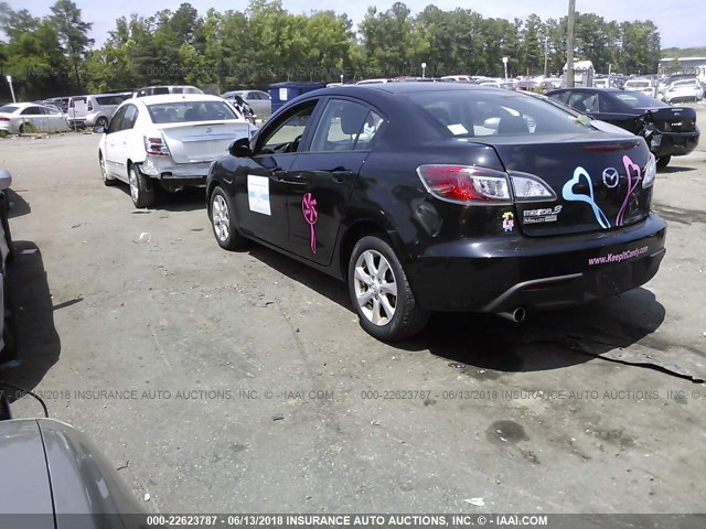 JM1BL1VG2B1476727 - 2011 MAZDA 3 I BLACK photo 3