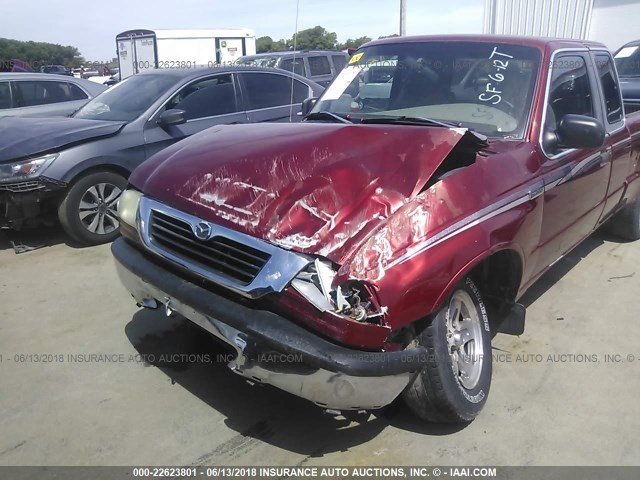 4F4YR16C6WTM35913 - 1998 MAZDA B2500 CAB PLUS MAROON photo 6