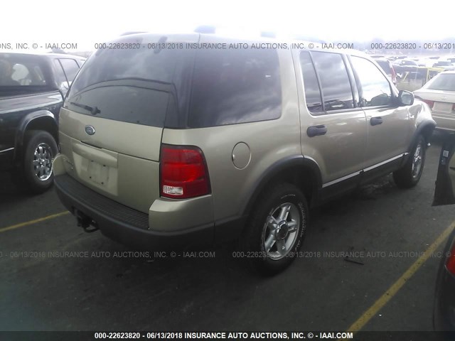 1FMZU73K53ZA27840 - 2003 FORD EXPLORER XLT/XLT SPORT/NBX GOLD photo 4